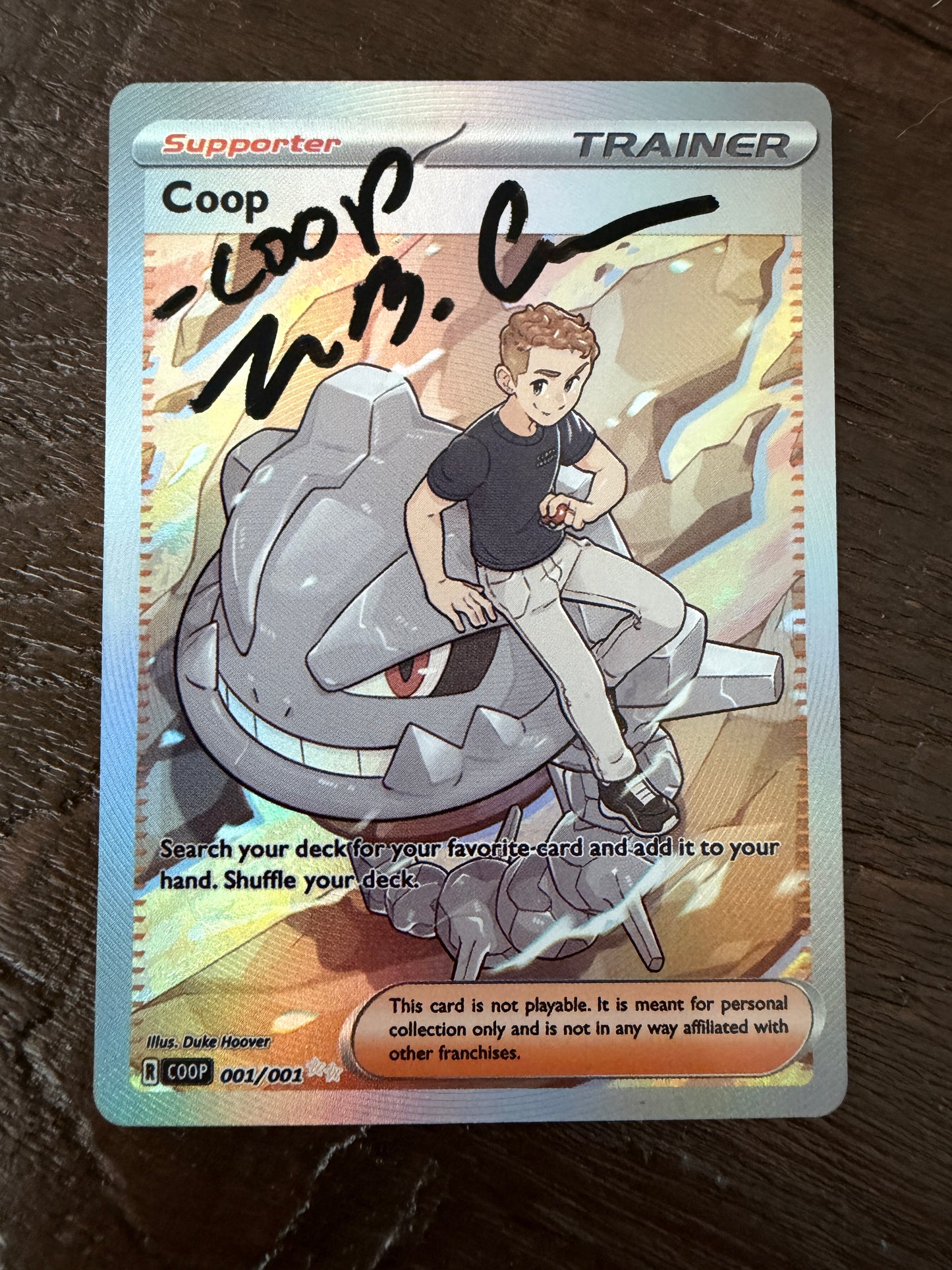 "Coop" Card