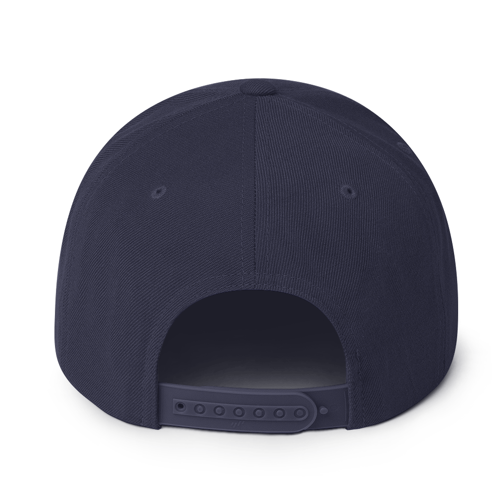 Embroidered Icon Snapback Hat