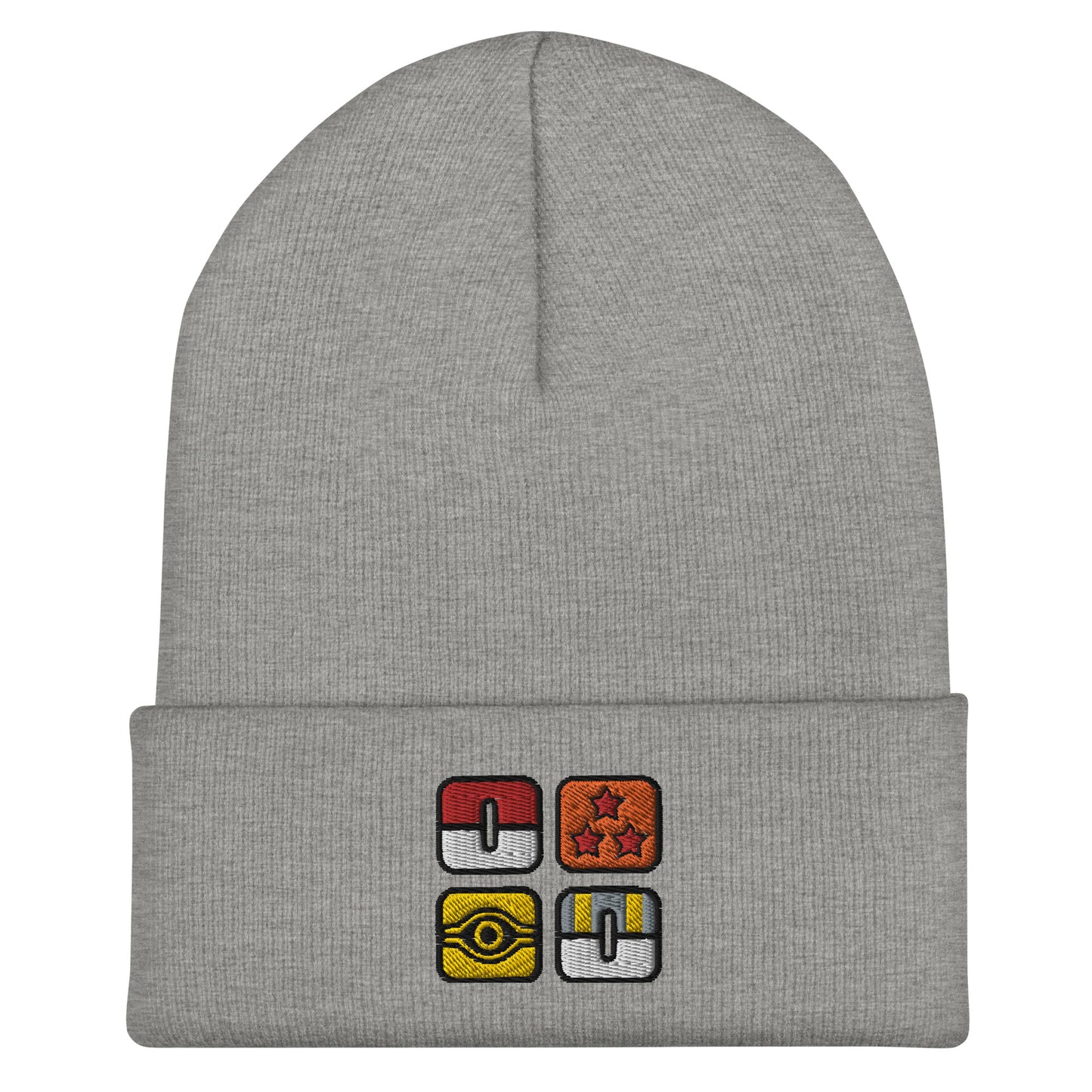 Embroidered Icon Cuffed Beanie