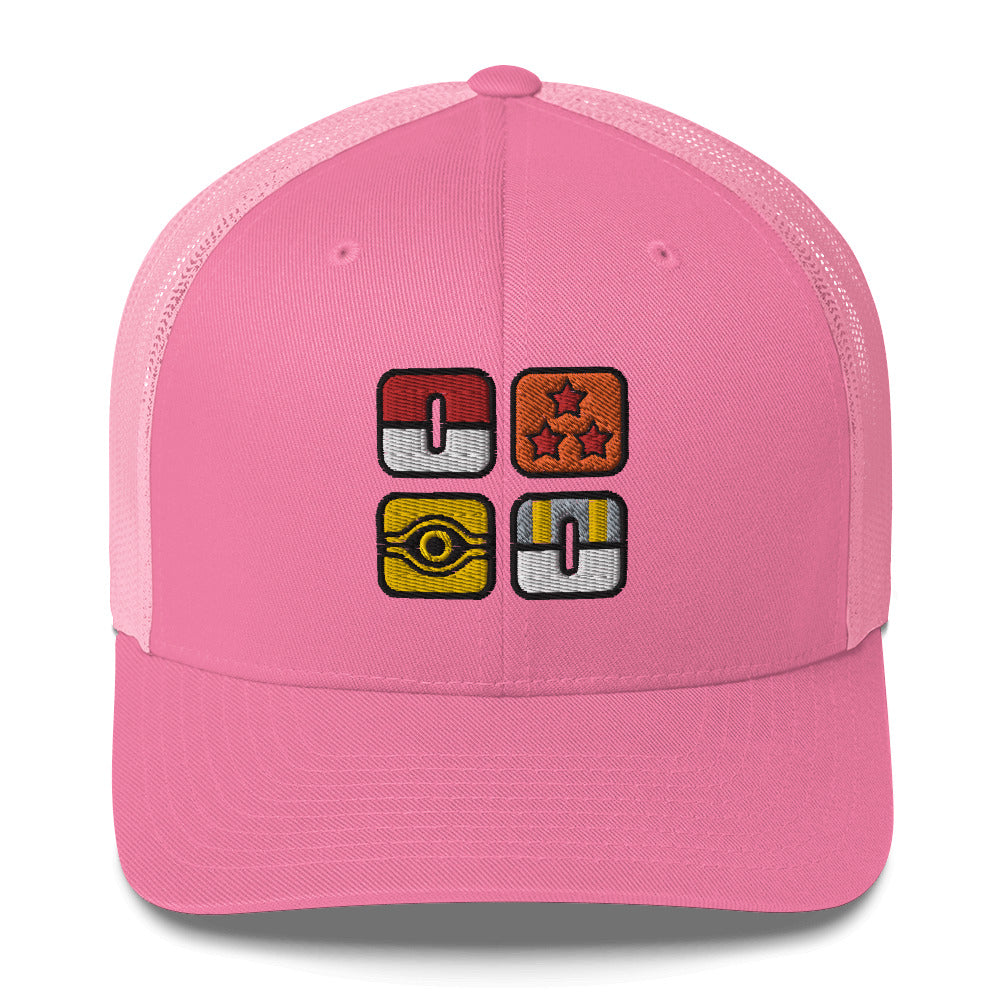 Embroidered Icon Trucker Cap