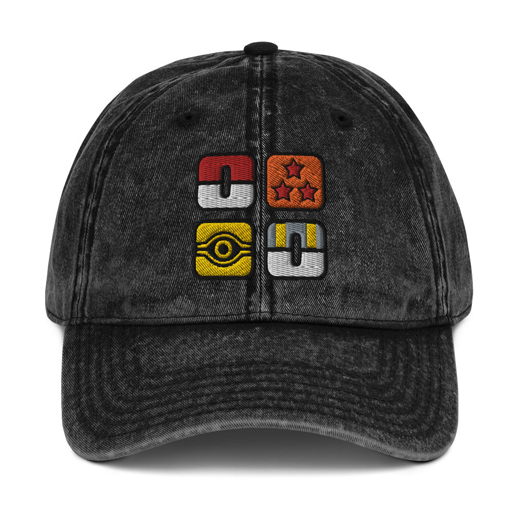 Embroidered Icon Vintage Cotton Twill Cap