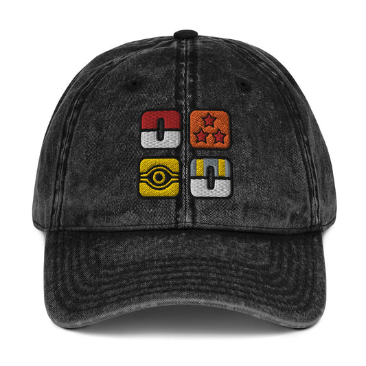 Embroidered Icon Vintage Cotton Twill Cap