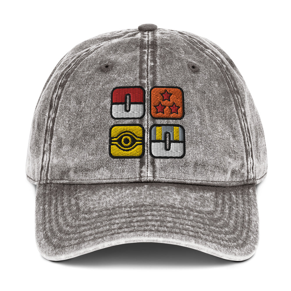 Embroidered Icon Vintage Cotton Twill Cap