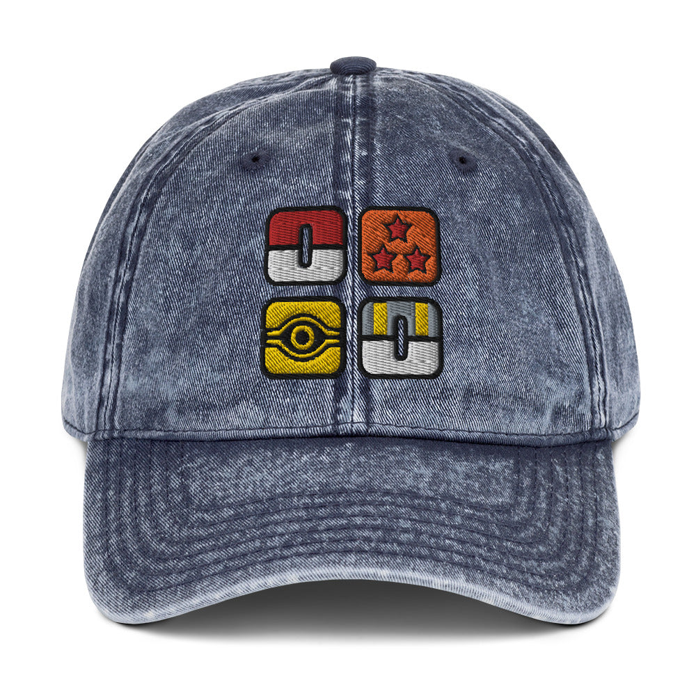 Embroidered Icon Vintage Cotton Twill Cap