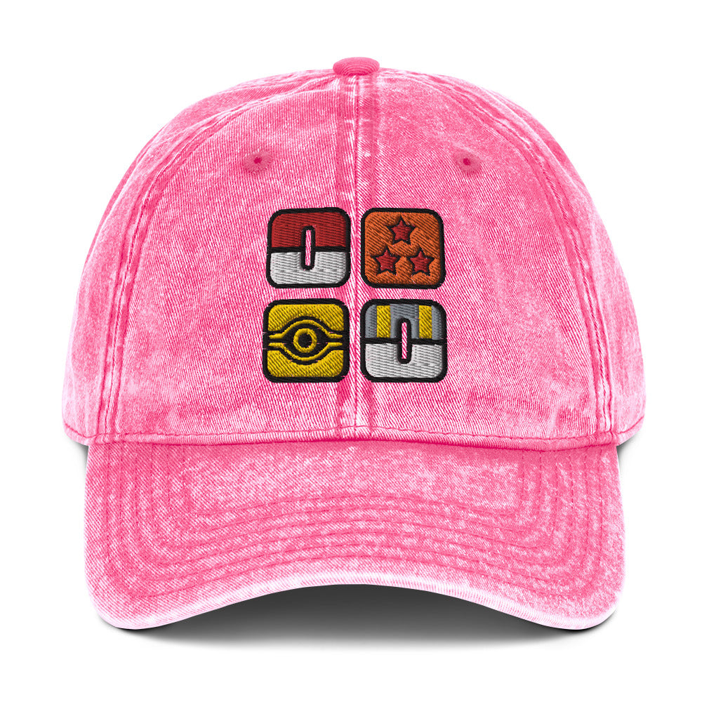 Embroidered Icon Vintage Cotton Twill Cap